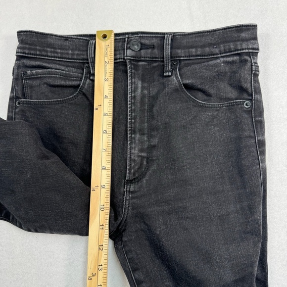 Abercrombie And Fitch Super Skinny Jeans Womens Size 28/6S Black High Rise Stret - Picture 10 of 13